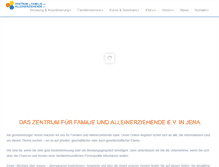 Tablet Screenshot of familienzentrum-jena.de